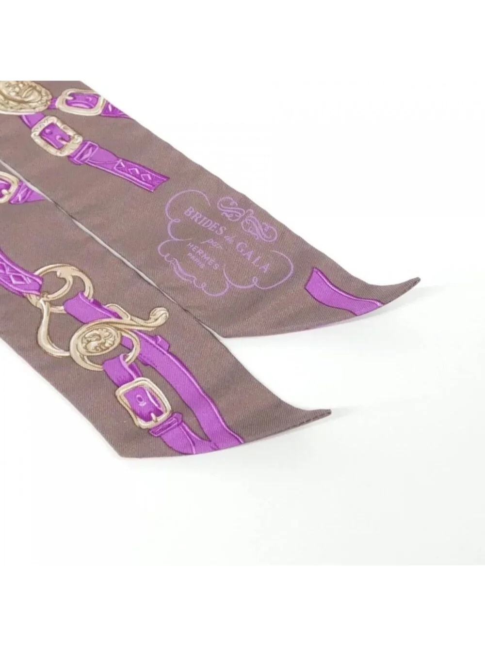 Hermes Brides de Gala Twilly Scarf